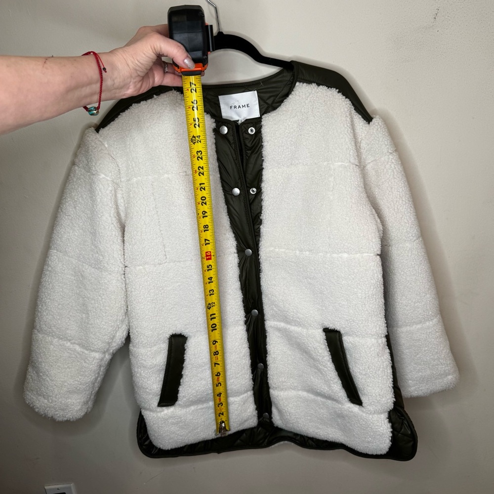 FRAME NWT Oversized Army Liner Jacket - Beautiful and RARE! - Picture 3 of 15